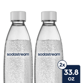 Sodastream Slim Sparkling Water Bottle Twin Pack White 33.8 oz