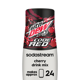 Sodastream MTN DEW Code Red Cherry Zero Sugar Drink Mix 440ml