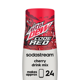 Sodastream MTN DEW Code Red Cherry Drink Mix 440ml