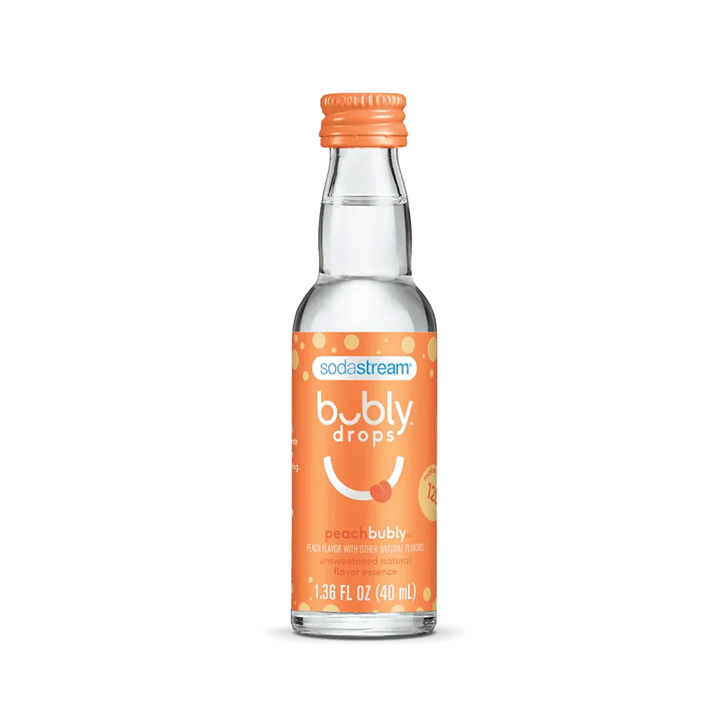 Sodastream bubly drops® Peach Natural Flavor Essence 40ml