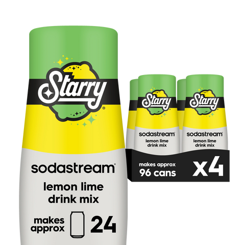 Sodastream STARRY® Lemon Lime Drink Mix 4 Pack 440ml