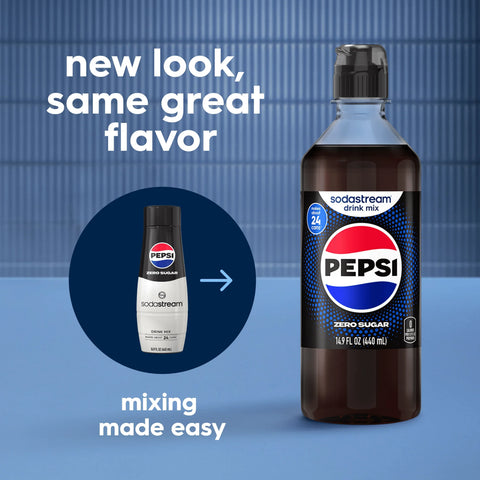 Sodastream Pepsi Zero Sugar Drink Mix 440ml
