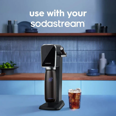 Sodastream Fizz & Go™ Insulated Stainless Steel Carbonating Bottle Black 30.4 oz