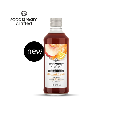Sodastream Crafted® Mixers White Peach & Ginger Cocktail Mixer 330ml