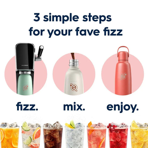 Sodastream Fizz & Go™ Insulated Stainless Steel Carbonating Bottle Papaya 30.4 oz