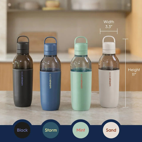 Sodastream Fizz & Go™ Easy Mix Insulated Stainless Steel Bottle Mint 23.7 oz