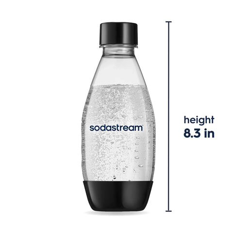 Sodastream Sparkling Water Bottle Twin Pack Black 16.9 oz