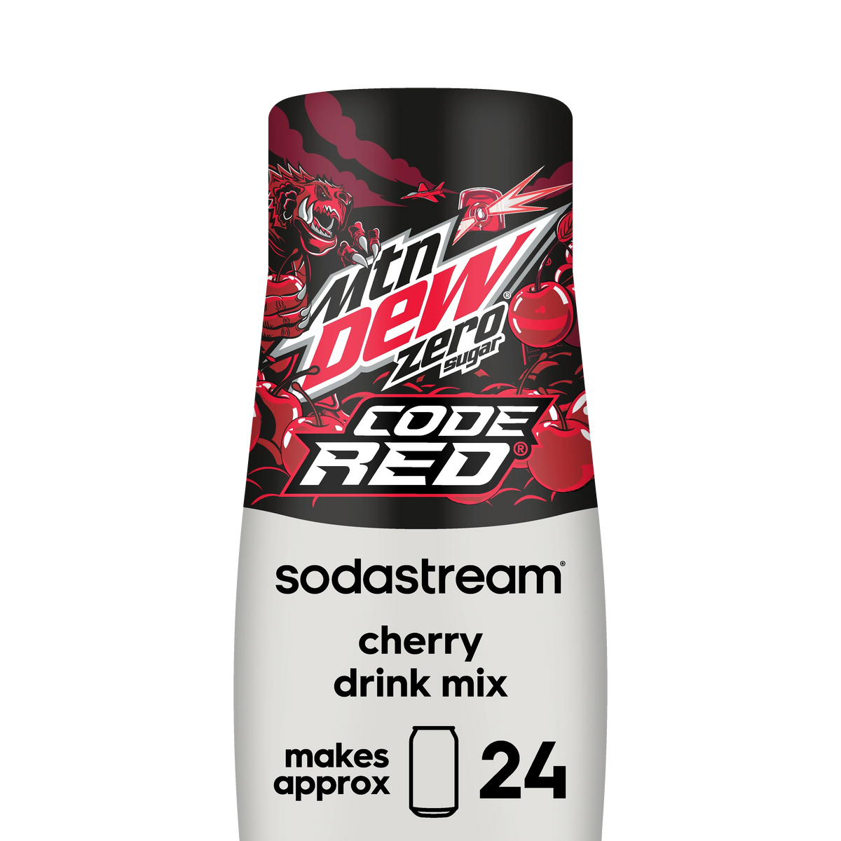 Sodastream MTN DEW Code Red Cherry Zero Sugar Drink Mix 440ml