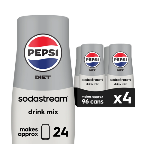 Sodastream Diet Pepsi Drink Mix 4 Pack 440ml