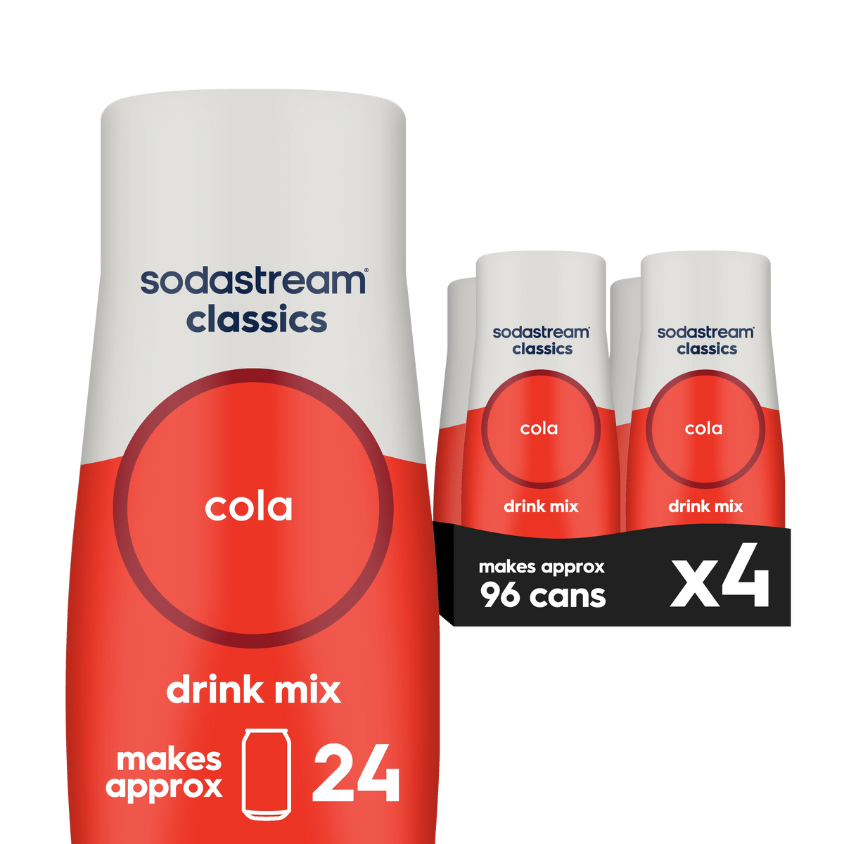 Sodastream Classics® Cola Drink Mix 4 Pack 440ml