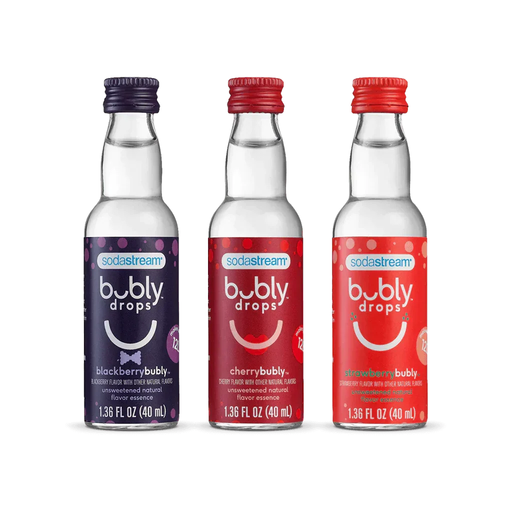 Sodastream bubly drops® Berry Bliss Variety Natural Flavor Essence 3 Pack 40ml