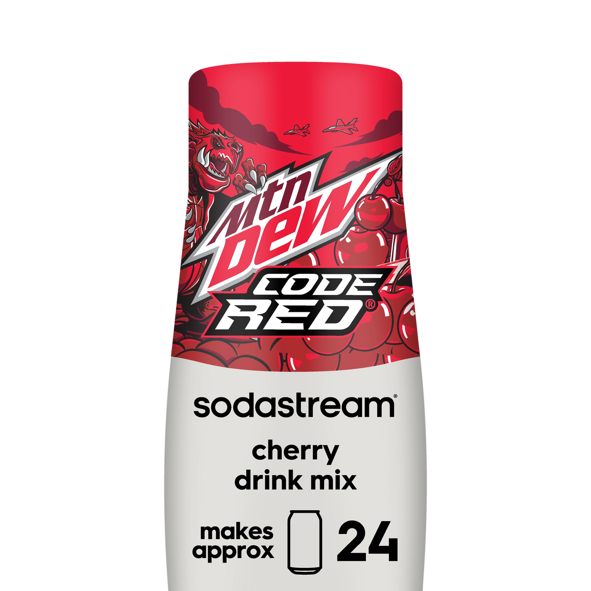 Sodastream MTN DEW Code Red Cherry Drink Mix 440ml