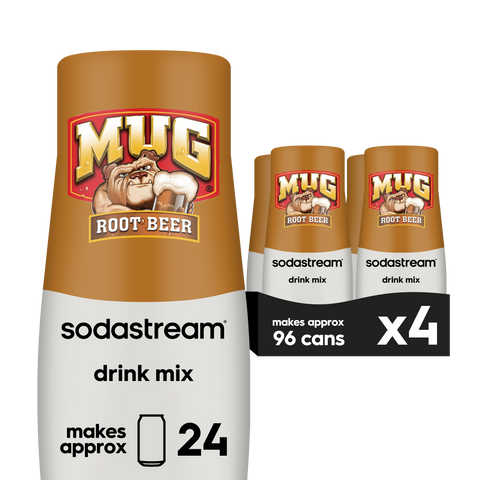 Sodastream MUG® Root Beer Drink Mix 4 Pack 440ml