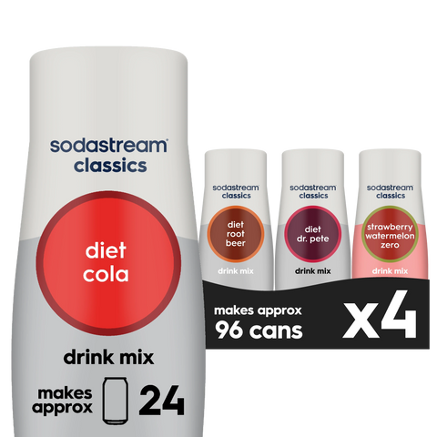 Sodastream Classics® Diet Variety Drink Mix 4 Pack 440ml