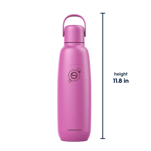 Sodastream Fizz & Go™ Insulated Stainless Steel Carbonating Bottle Guava 30.4 oz