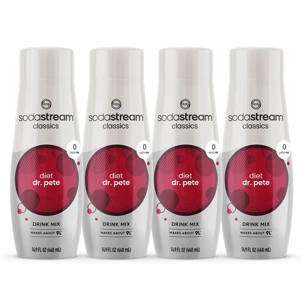 Sodastream Classics® Diet Dr. Pete Drink Mix 4 Pack 440ml
