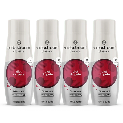 Sodastream Classics® Diet Dr. Pete Drink Mix 4 Pack 440ml
