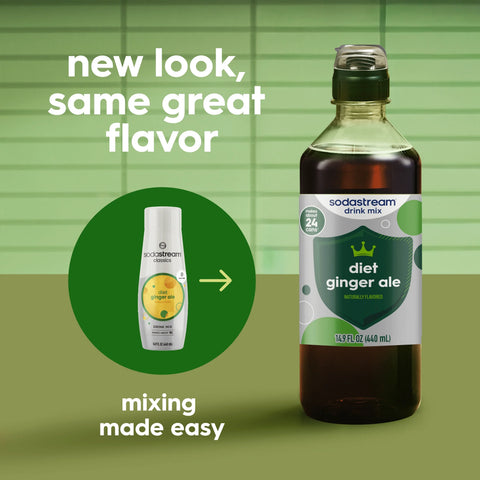 Sodastream Classics® Diet Ginger Ale Drink Mix 440ml