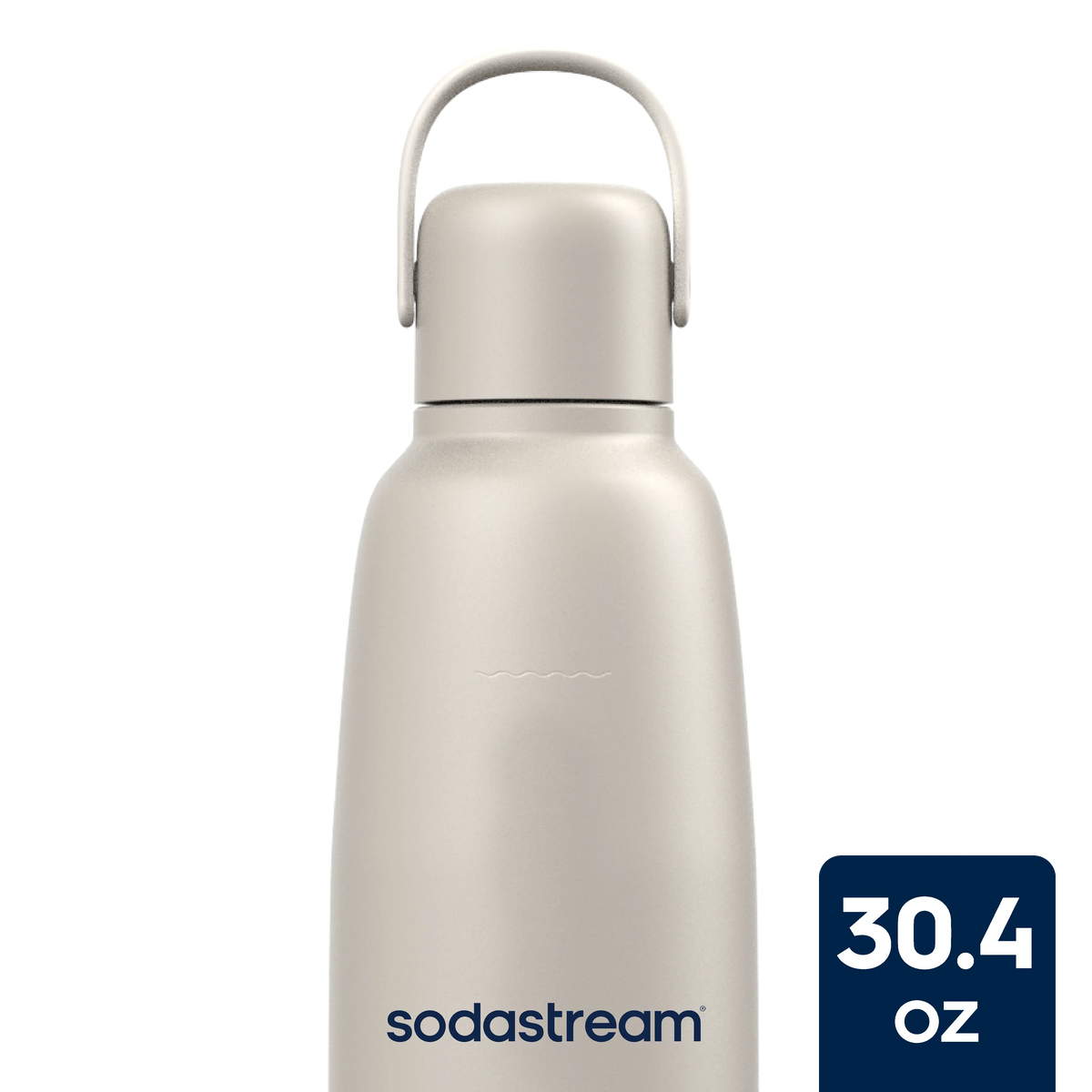 Sodastream Fizz & Go™ Insulated Stainless Steel Bottle Sand 30.4 oz