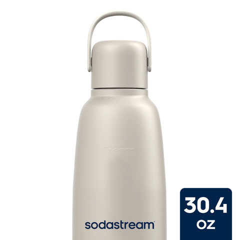 Sodastream Fizz & Go™ Insulated Stainless Steel Bottle Sand 30.4 oz