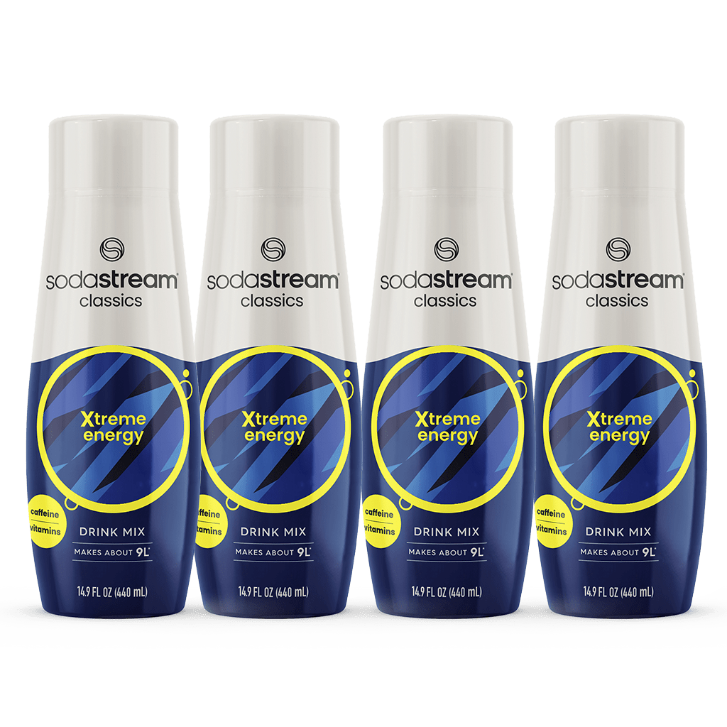 Sodastream Classics® Xtreme Energy Drink Mix 4 Pack 440ml