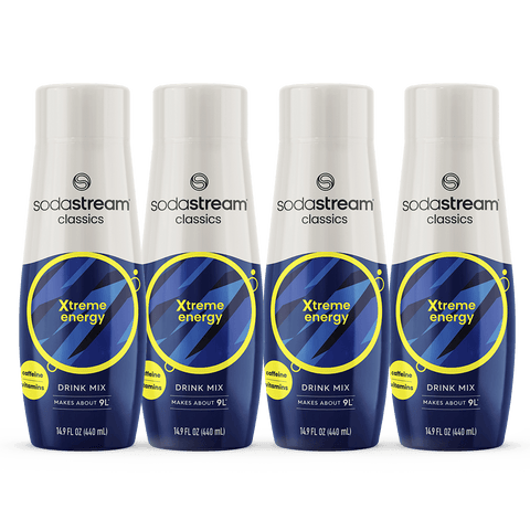 Sodastream Classics® Xtreme Energy Drink Mix 4 Pack 440ml