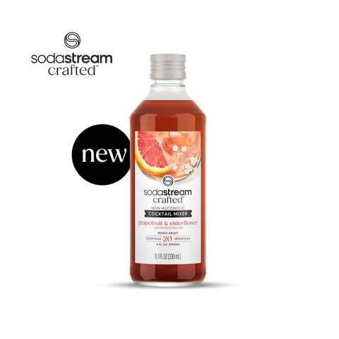 Sodastream Crafted® Mixers Grapefruit & Elderflower Cocktail Mixer 330ml