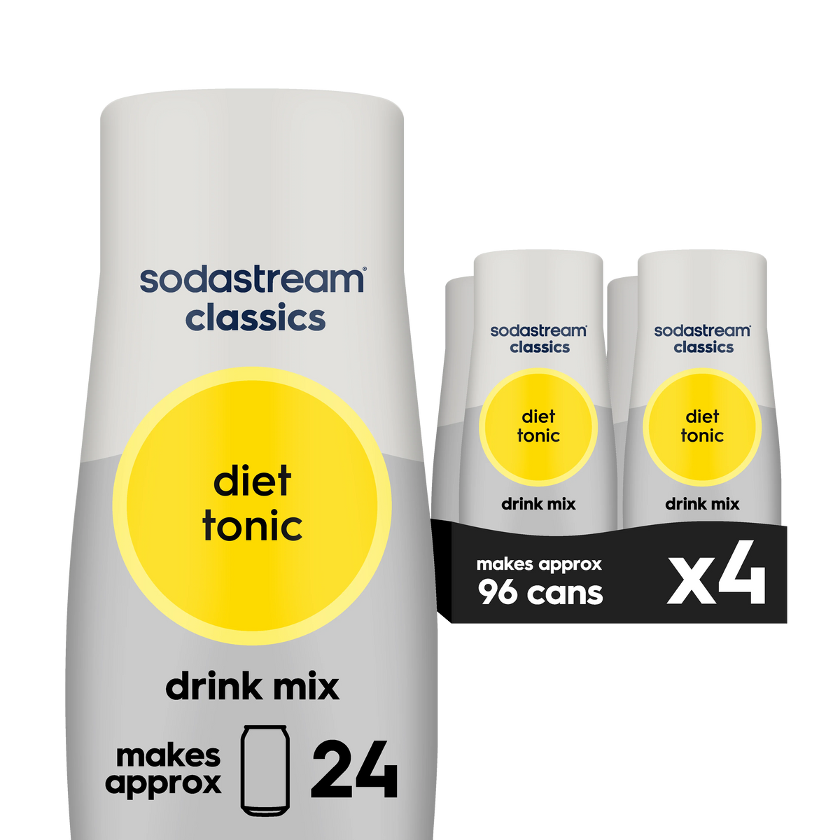 Sodastream Classics® Diet Tonic Drink Mix 4 Pack 440ml
