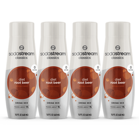 Sodastream Classics® Diet Root Beer Drink Mix 4 Pack 440ml