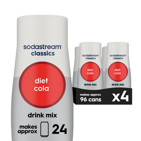 Sodastream Classics® Diet Cola Drink Mix 4 Pack 440ml