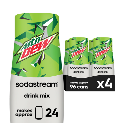 Sodastream MTN DEW Drink Mix 4 Pack 440ml