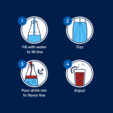 Sodastream Pepsi Wild Cherry Zero Sugar Drink Mix 440ml