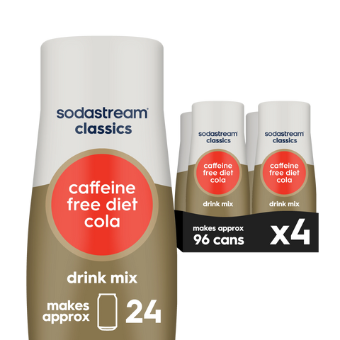 Sodastream Classics® Caffeine Free Diet Cola Drink Mix 4 Pack 440ml